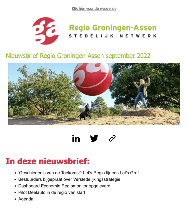 Regio Groningen-Assen | Stedelijk Netwerk Noord Nederland