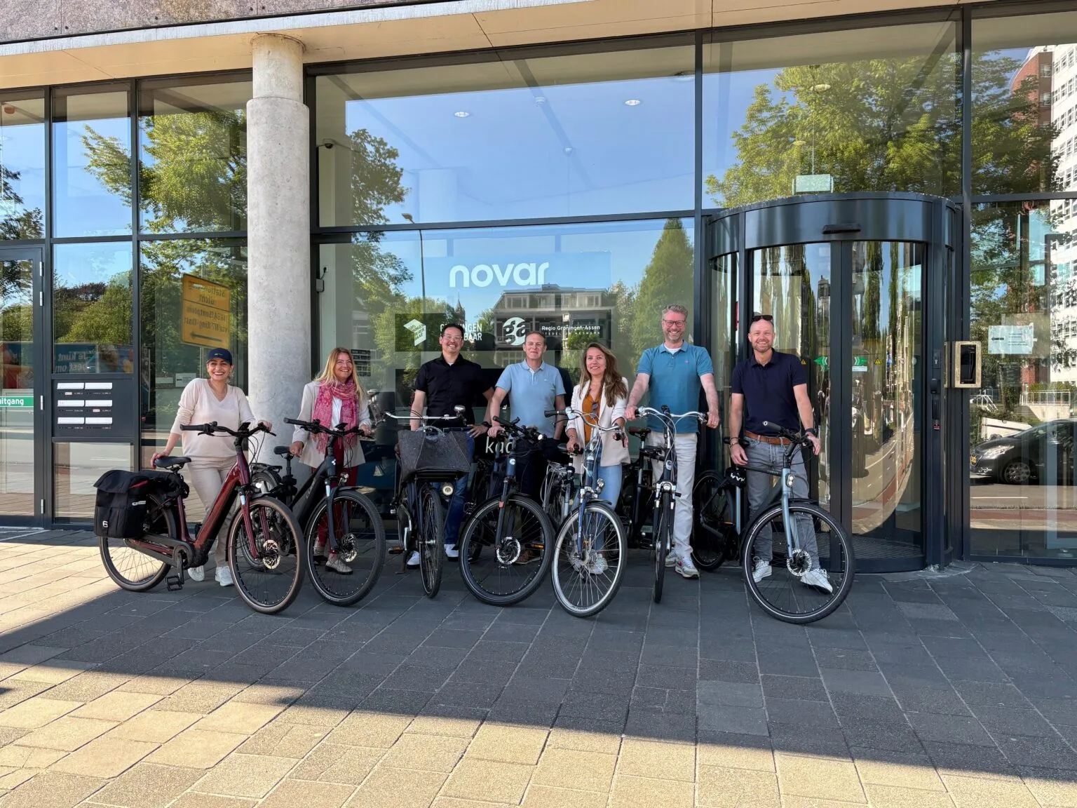 fiets naar je werkdag team rga