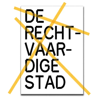logo de rechtvaardige stad