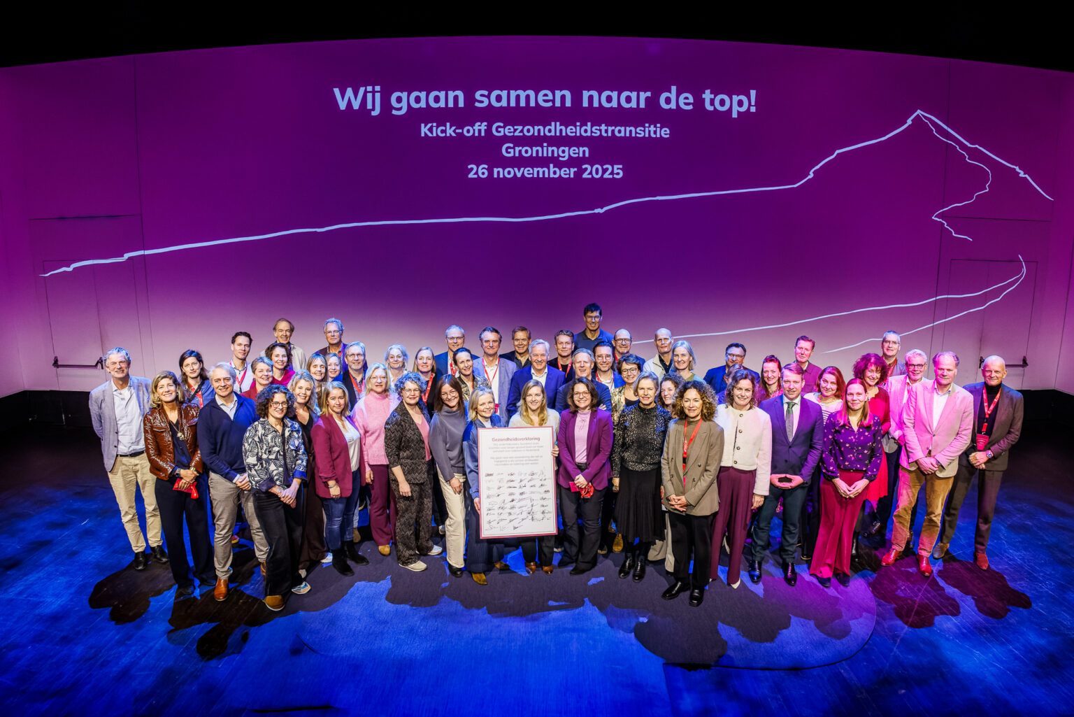 groepsfoto gezondheidsverklaring